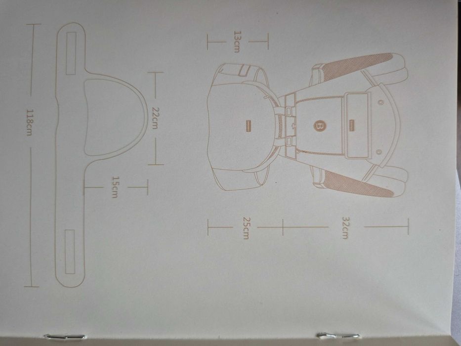 Marsupiu ergonomic cu scaunel 3-25 kg