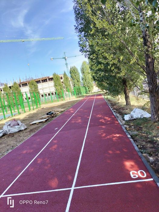 Тартановое покрытия от 7000 тг
