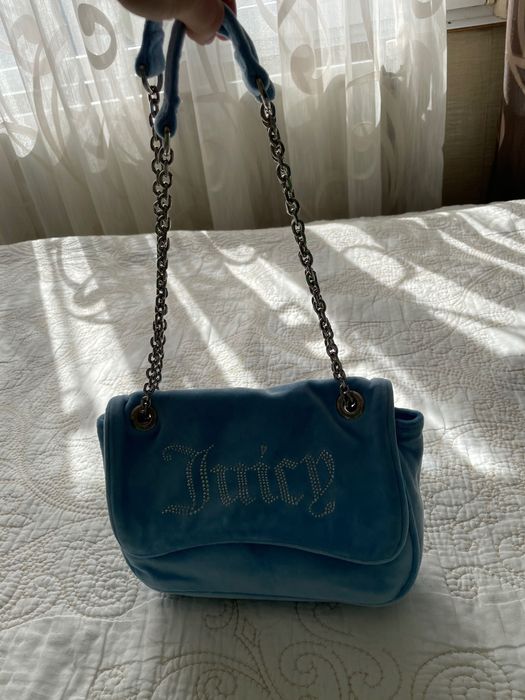 Плюшена дамска чанта, Juicy Couture