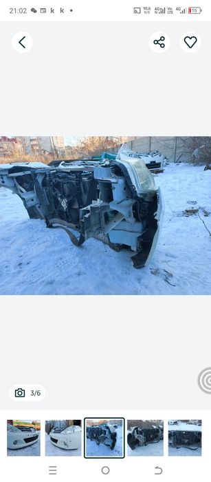 Nissan Tiida ноускат миниморда