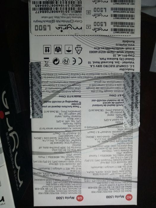 Myria L500 în cutie