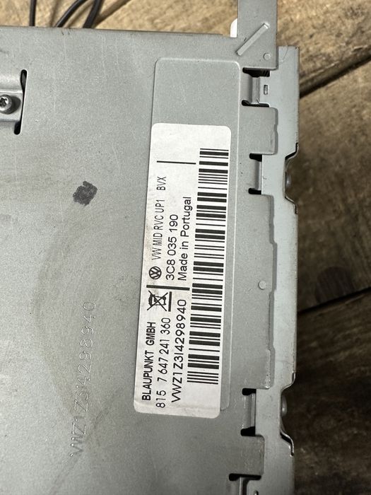 Оригинална медия VW  Golf Passat TOURAN RNS315 3C8035279G