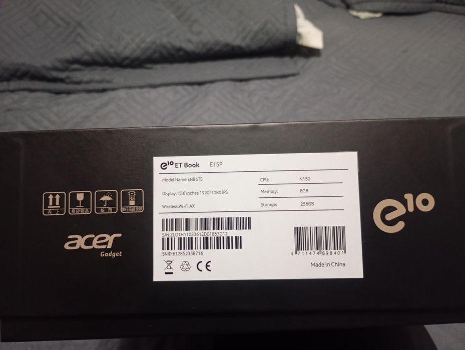 Продам ноутбук acer e10