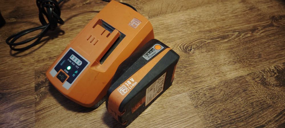 Incarcator ALG80 si Acumulator 18V/3ah Fein model nou 2021