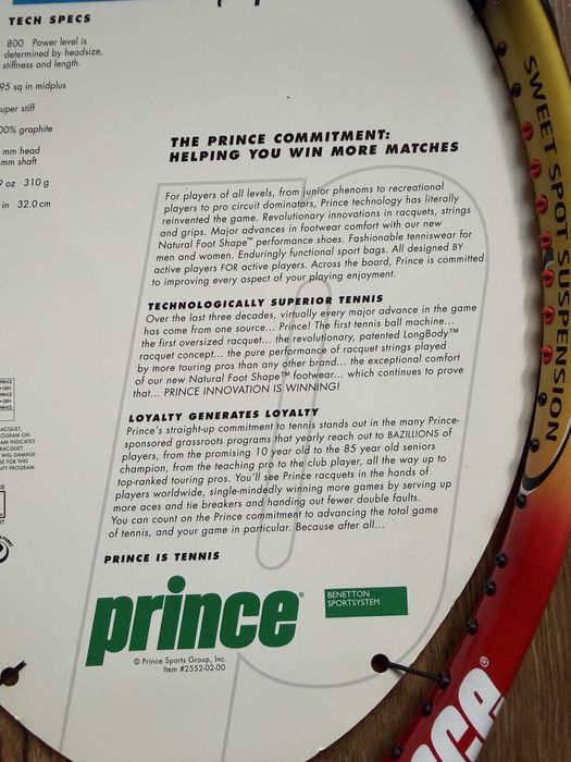 Racheta Tenis Prince Longbody Precision Equipe