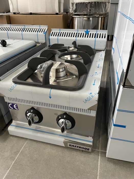 професионален двоен газов котлон