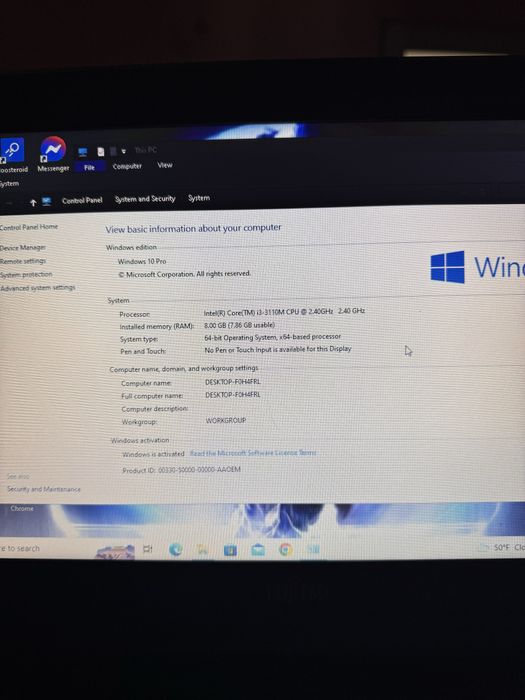 Vând laptop semi performant