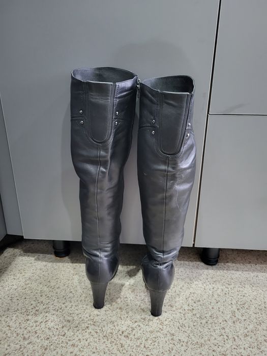 Натуралка зимние ботфорты