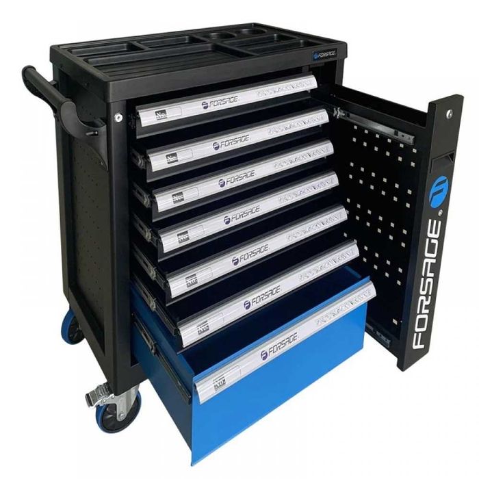 Шкаф с инструменти със 7 чекмеджета – 5 пълни Forsage