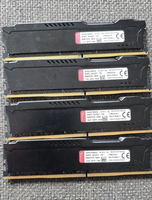 Ram Kingston HyperX FURY 32GB Kit 4x8GB 2666MHz DDR4 Cl15 Quad Channel