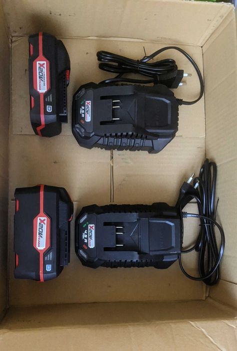 Батерия И Зарядно 20V Parkside 4ам 2ам Парксайд 4 Ah Парксайт Парксиде