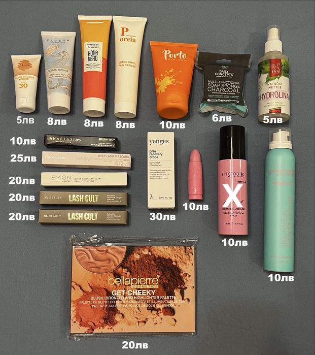 Bellebox, Кибрит козметика кутии, Mi Amante, Bellapierre, INA, NL Beau