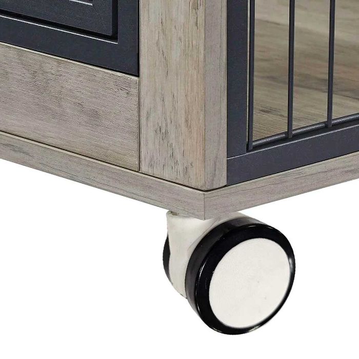 Клетка за куче за вкъщи с колелца / Заграждение за куче в апартамент