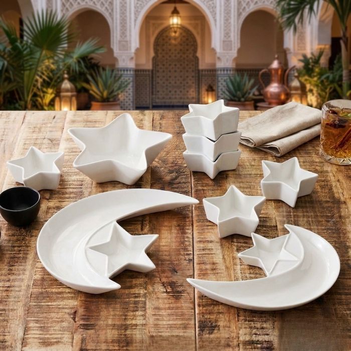 Елегантни комплекти купички по 9 части пеперуди ,звезди ,сърца