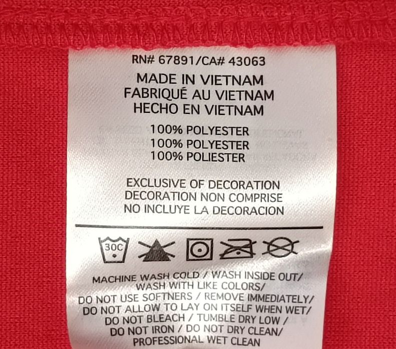 Nike NBA Toronto Raptors Jersey потник ръст 128-137см и 137-147см