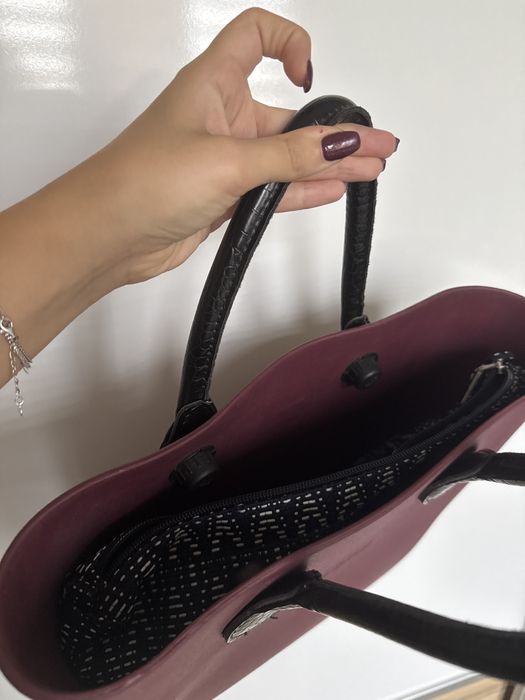 O bag чанта бордо