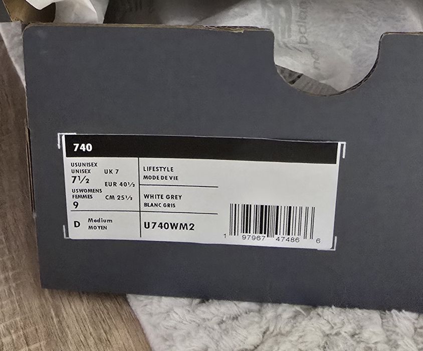 New Balance 740 кроссовки