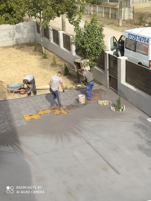 Beton amprentat.