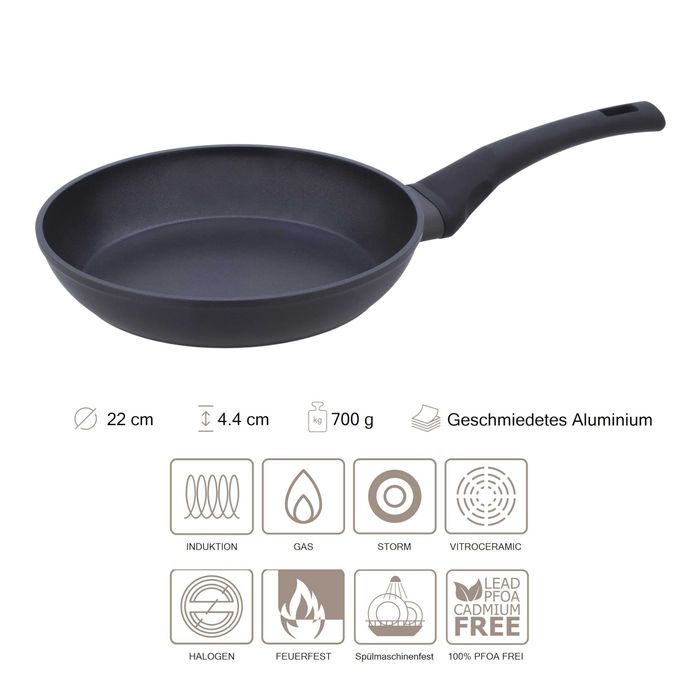 Нов незалепващ тиган RESTO 22cm – за всички котлони