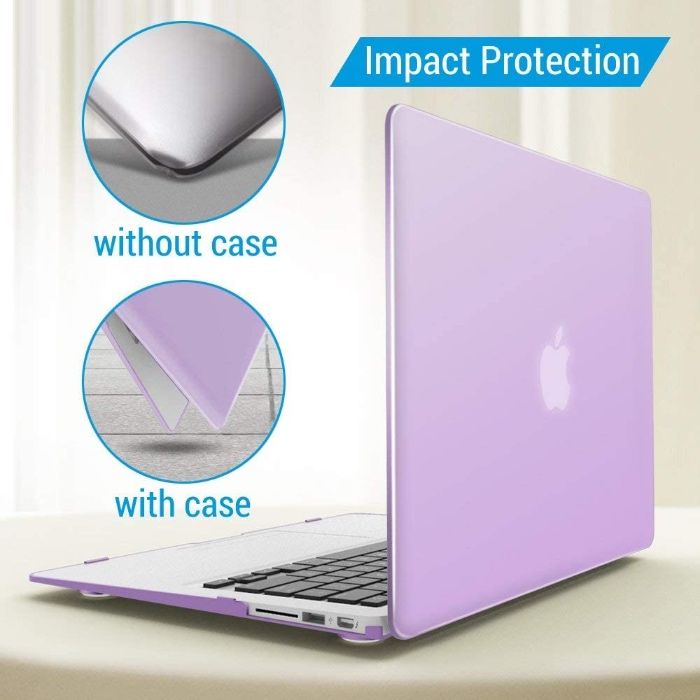 Carcasa geanta protectie tastatura MACBOOK 13 A1466 A1369 mov violet