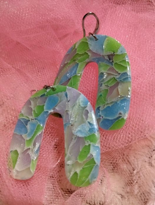 Обици от полимерна глина