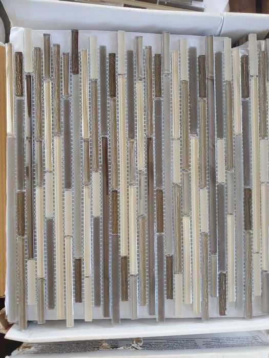 Декоративни Мозайчни Плочки Фаянс Камък Различни Модели Италия