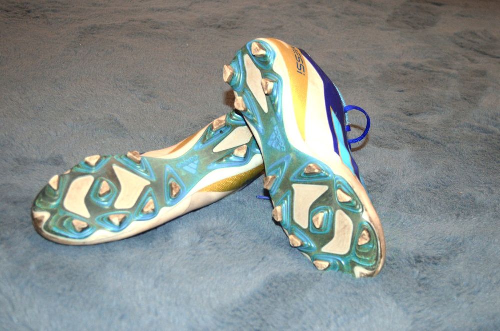 Ghete de fotbal albastre Adidas