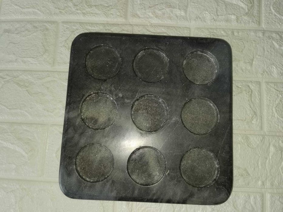 Suport lumanari/pahare, din marmura, 22x22cm