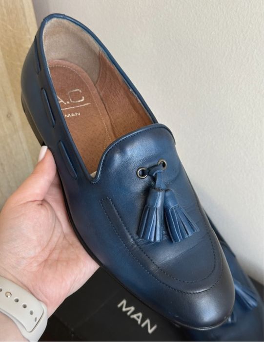 Mocasini piele Anna Cori, barbati, marimea 41