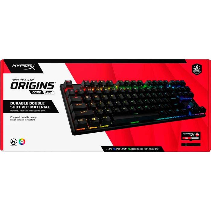 Игровая клавиатура HyperX Alloy Origins Black USB (HX-KB6BLX-RU)
