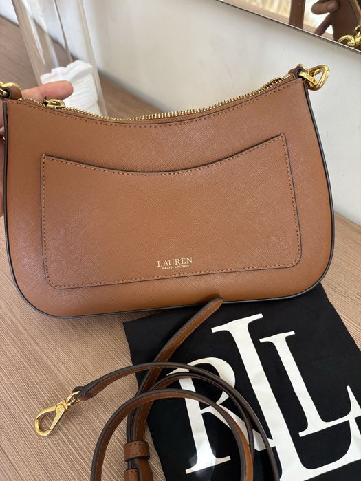 Оригинална чанта Ralph Lauren, естествена кожа