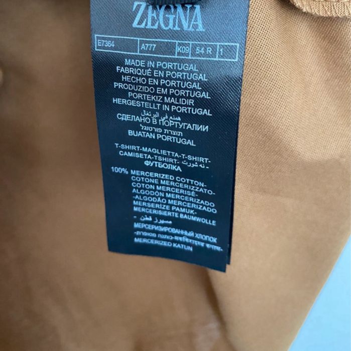 Tricou nou Emeregildo Zegna | Made In Italy | 100% Bumbac Mercerizat