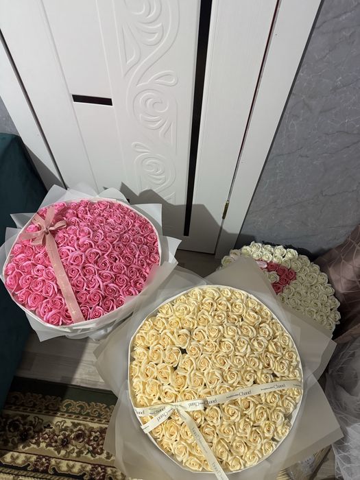 розы, мылные розы