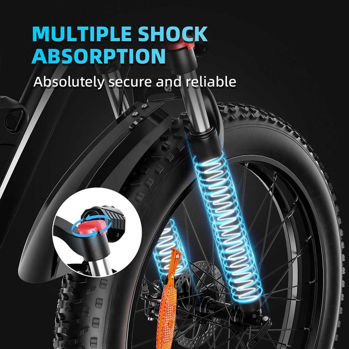 Електрически велосипед/колело AMYET EB26 1000W 15AH