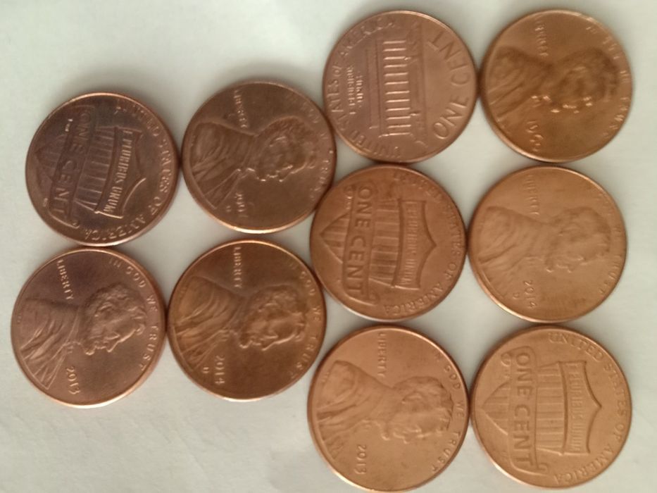 Купюры, монеты американские