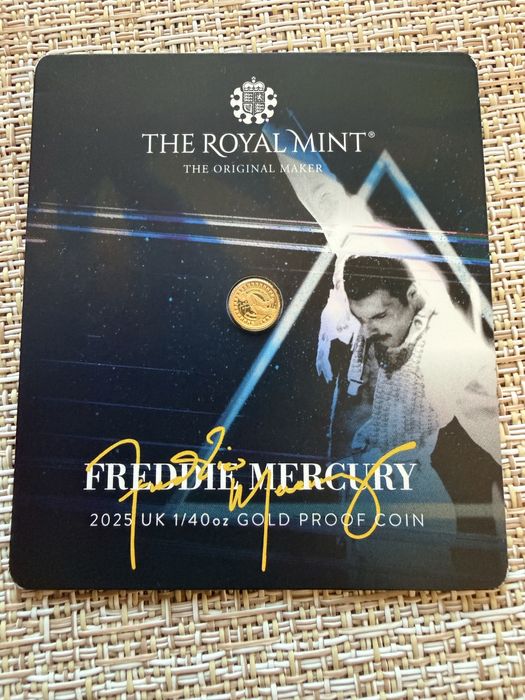 Freddie Mercury 1/40 oz златна монета