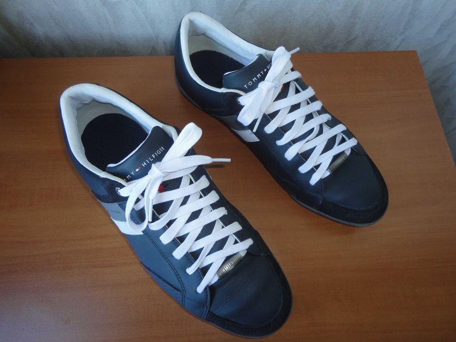 N43 Tommy Hilfiger/естествена кожа/мъжки спортни обувки