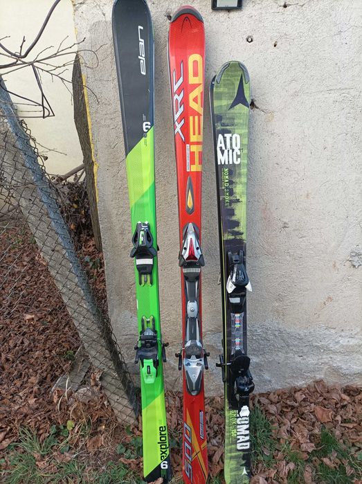 Ски Елан 168см Хед 163см Атомик 150см.Росиньол 140см