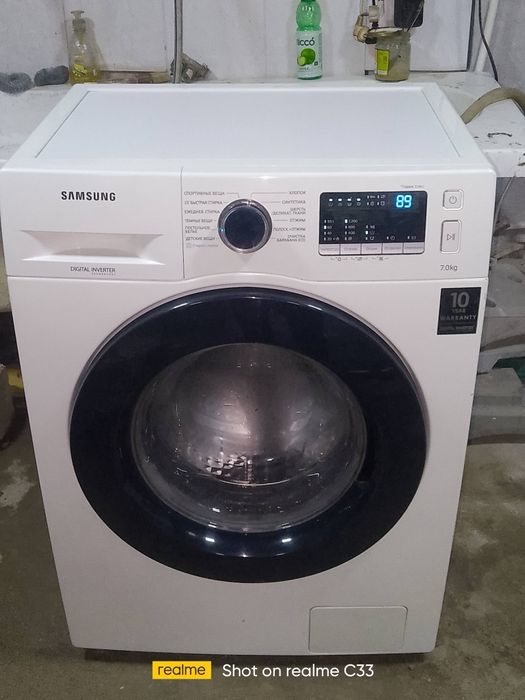 7 kg Samsung kirmoshina aybi yoq zoʻr ishlidi kam ishlatilgan