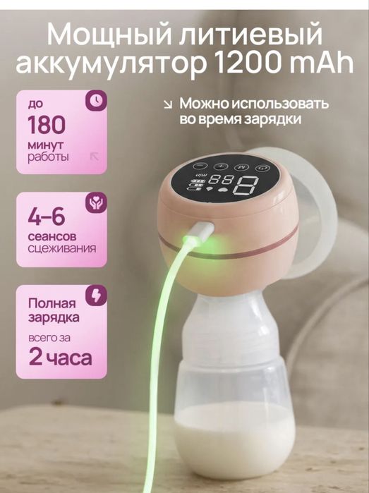 Молокоотсос электронный Sisbro