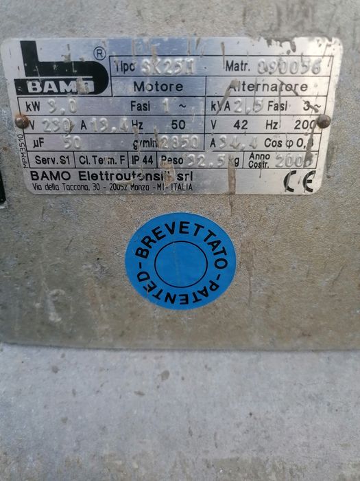 Vibrator beton convertizor cu pila de 35 mmm