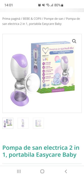 Pompa san electrica EasyCare