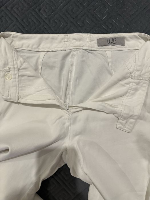 Боди bershka, белые брюки, юбка