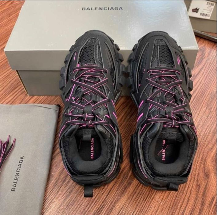Balenciaga track purple and black