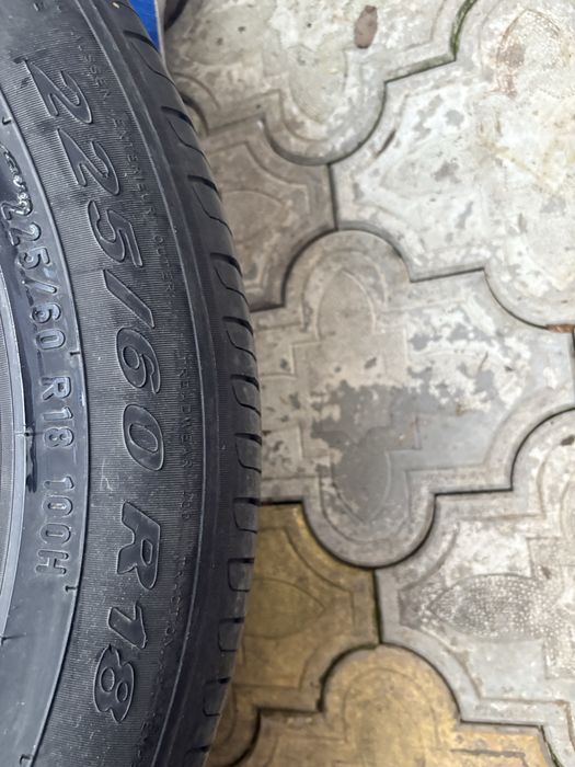 4 Anvelope cauciucuri fara jante Pirelli 225/60 R18, DOT 13/2019 4 bucati
