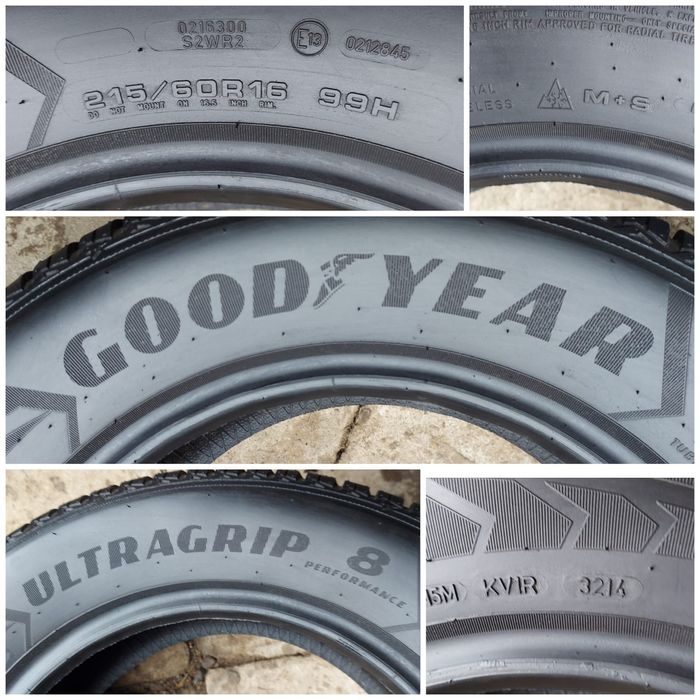 O bucată 225/215 60 R16 M+S iarnă - una Dunlop Goodyear Michelin