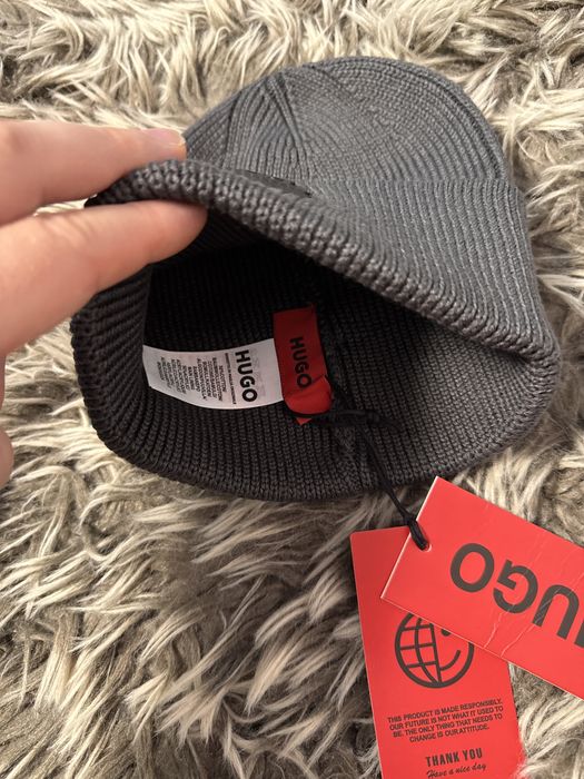 Caciula Hugo gri noua Premium