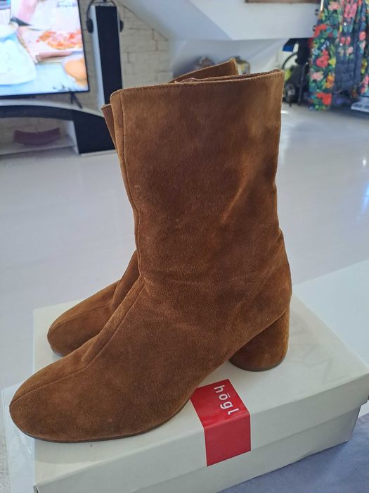 Botine piele nr.38,5 Hogl.