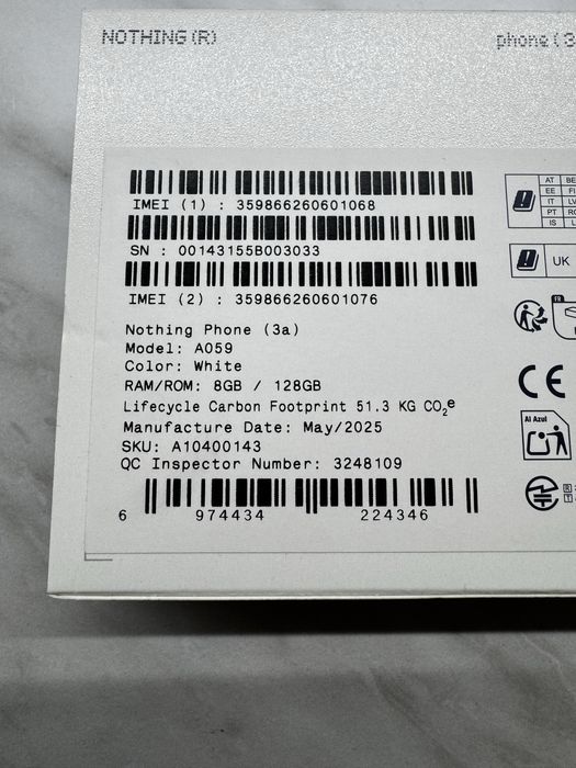 Nothing (3a) White