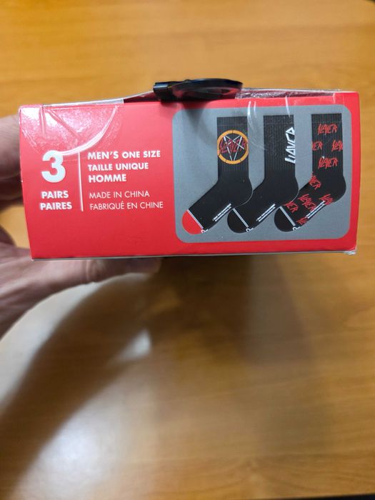 Мъжки метал чорапи Slayer, 3 бр.